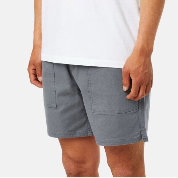 NEW! Katin Soot Trail Shorts Canvas Drawstring Blue Men's SZ M - Picture 4 of 11